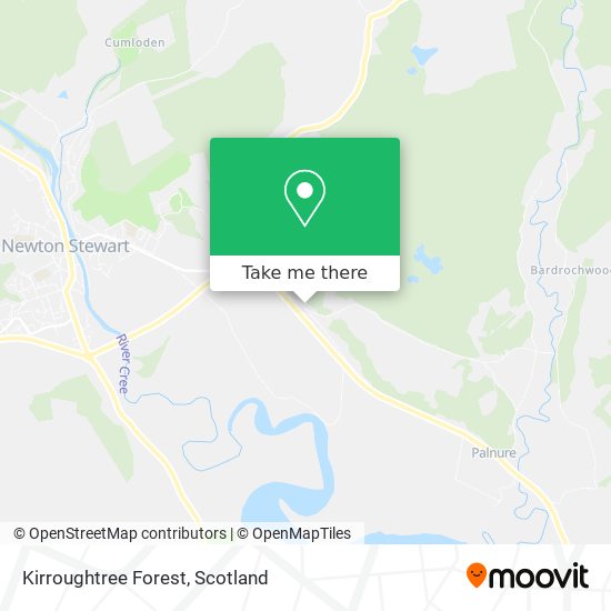 Kirroughtree Forest map