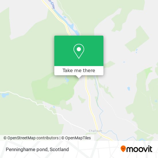 Penninghame pond map
