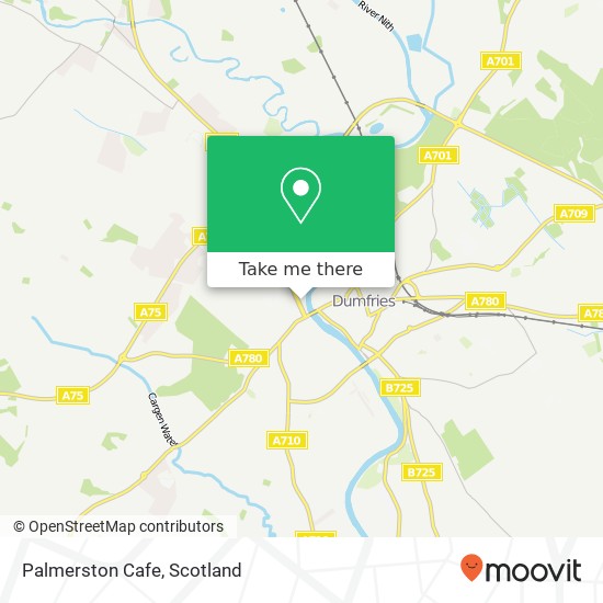 Palmerston Cafe map