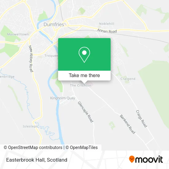 Easterbrook Hall map