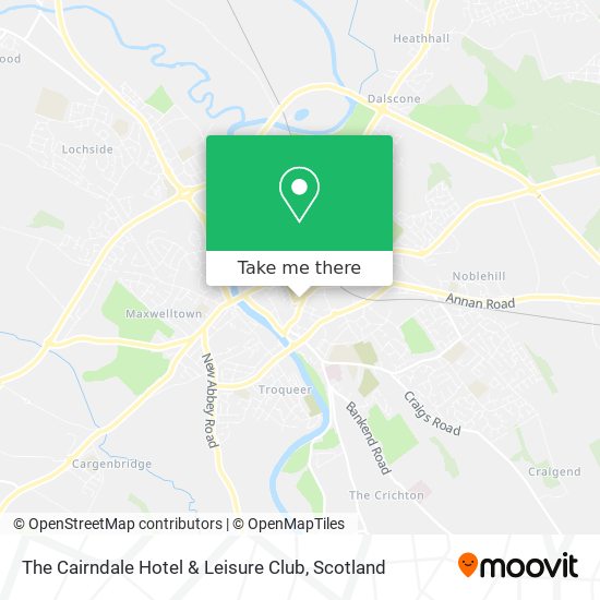 The Cairndale Hotel & Leisure Club map