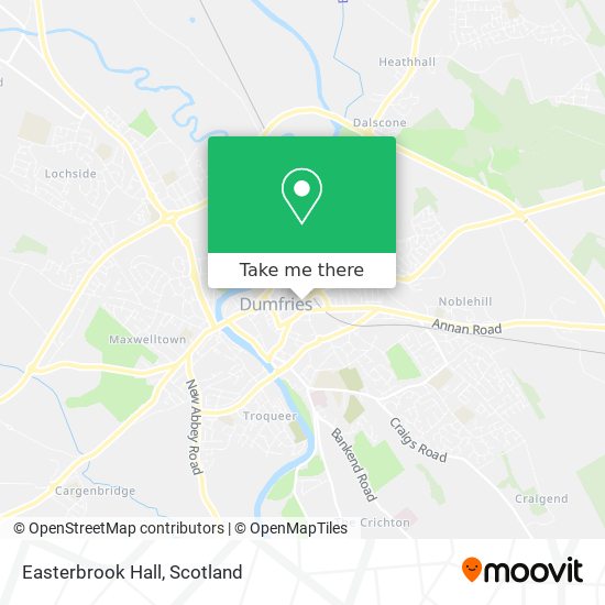 Easterbrook Hall map