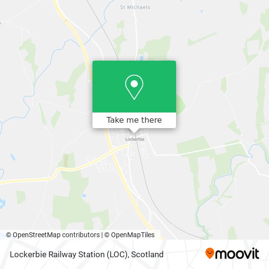 Lockerbie Railway Station (LOC) map