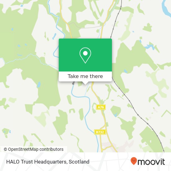 HALO Trust Headquarters map