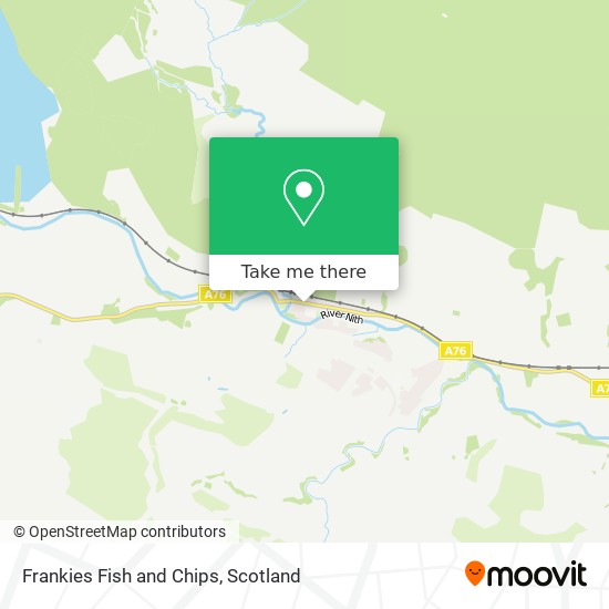 Frankies Fish and Chips map