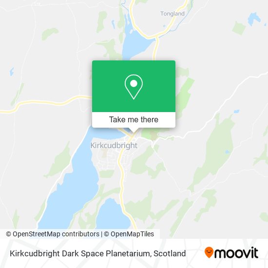 Kirkcudbright Dark Space Planetarium map