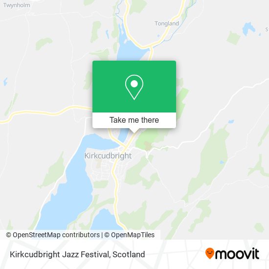 Kirkcudbright Jazz Festival map