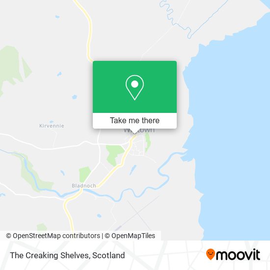 The Creaking Shelves map