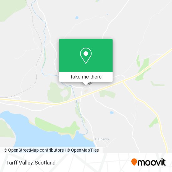 Tarff Valley map