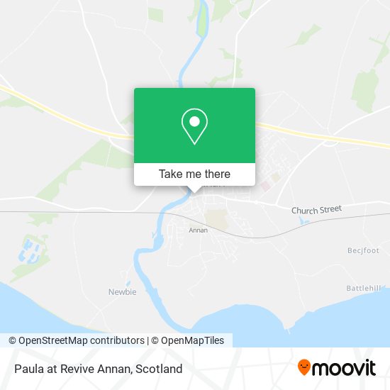 Paula at Revive Annan map