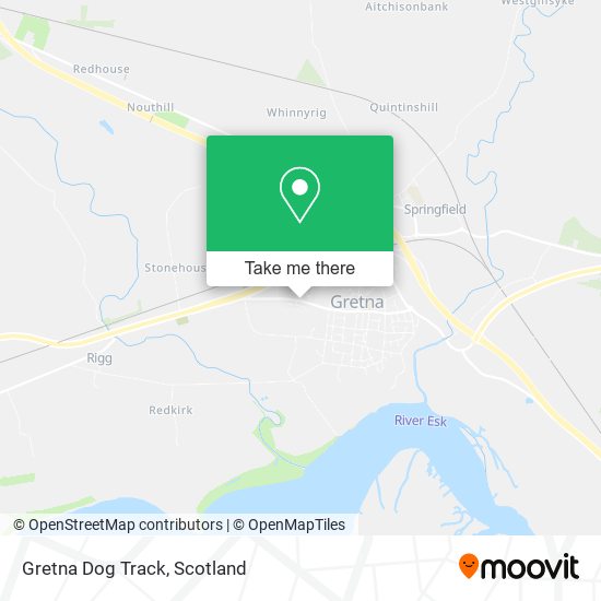Gretna Dog Track map