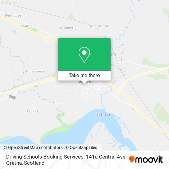 Driving Schools Booking Services, 141a Central Ave, Gretna map