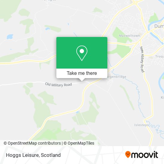 Hoggs Leisure map