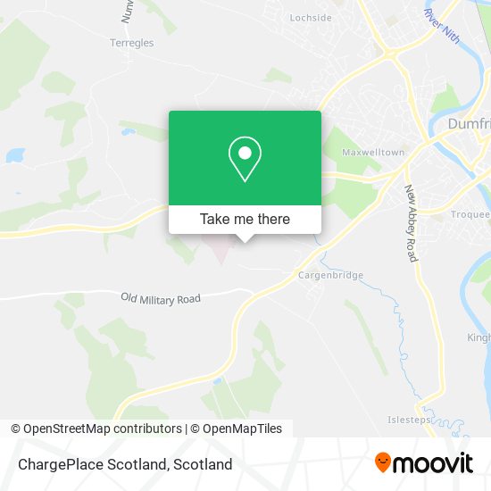 ChargePlace Scotland map
