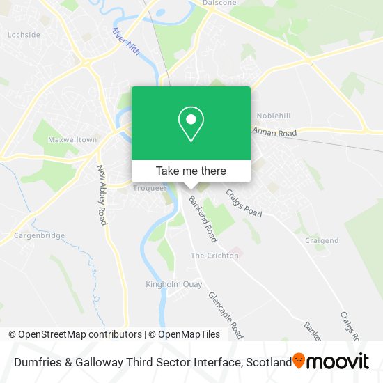 Dumfries & Galloway Third Sector Interface map