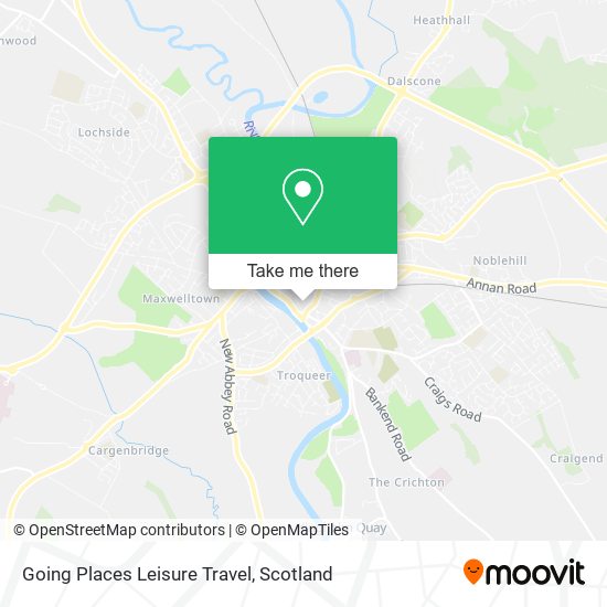 Going Places Leisure Travel map