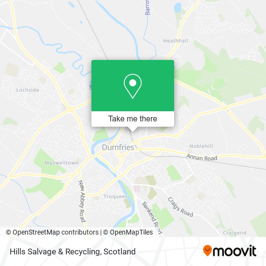 Hills Salvage & Recycling map