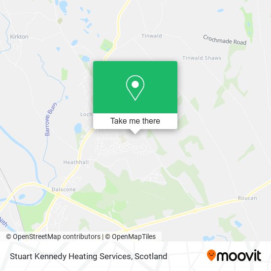 Stuart Kennedy Heating Services map