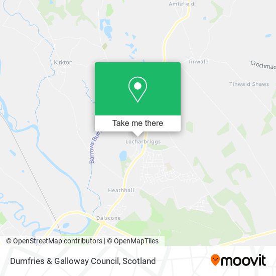Dumfries & Galloway Council map