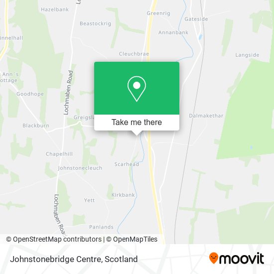 Johnstonebridge Centre map