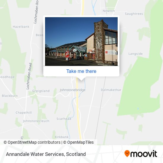 Annandale Water Services map