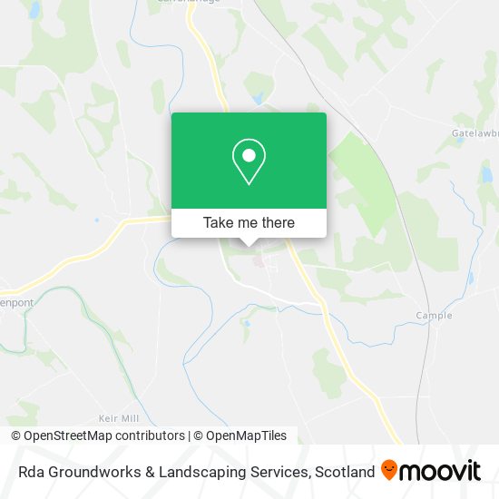 Rda Groundworks & Landscaping Services map