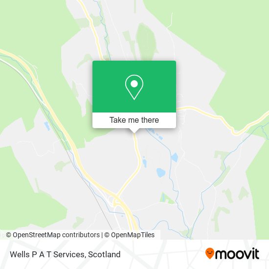 Wells P A T Services map