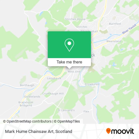 Mark Hume Chainsaw Art map