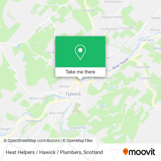 Heat Helpers / Hawick / Plumbers map