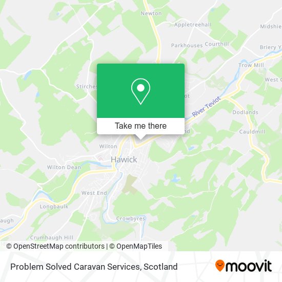 Problem Solved Caravan Services map