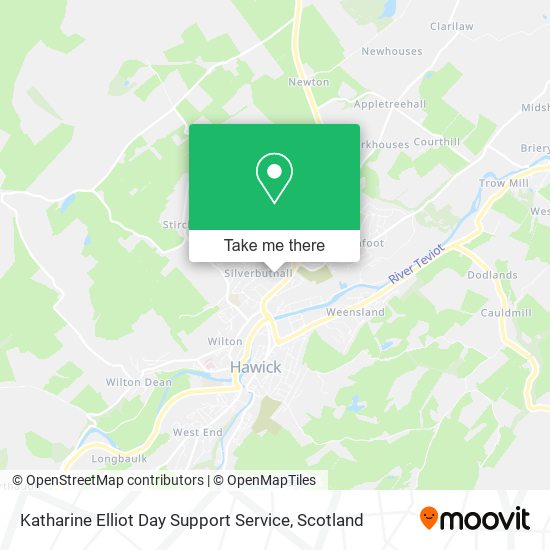 Katharine Elliot Day Support Service map