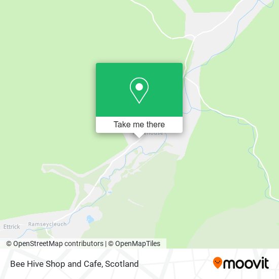 Bee Hive Shop and Cafe map