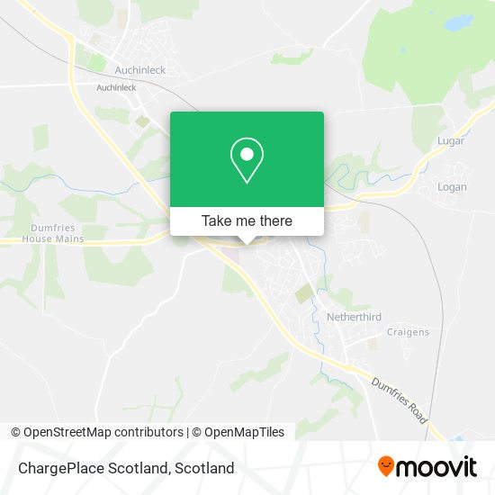 ChargePlace Scotland map