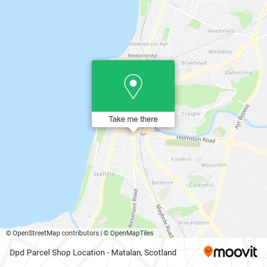 Dpd Parcel Shop Location - Matalan map