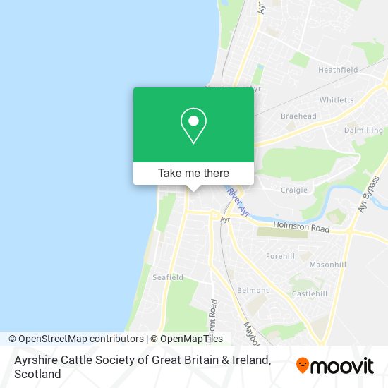 Ayrshire Cattle Society of Great Britain & Ireland map