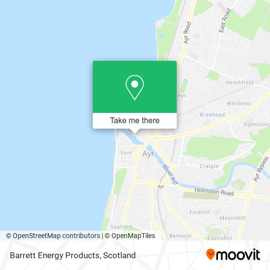 Barrett Energy Products map