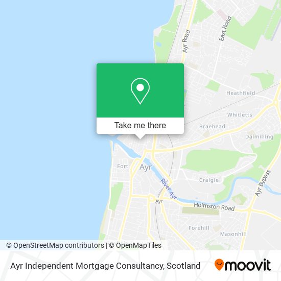 Ayr Independent Mortgage Consultancy map