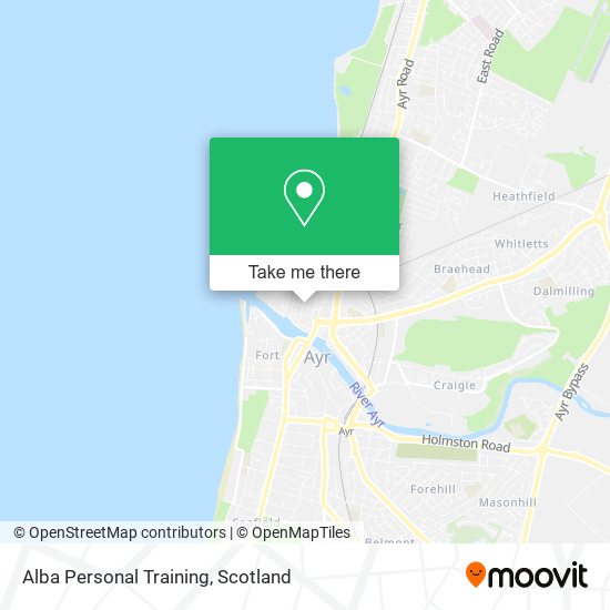 Alba Personal Training map