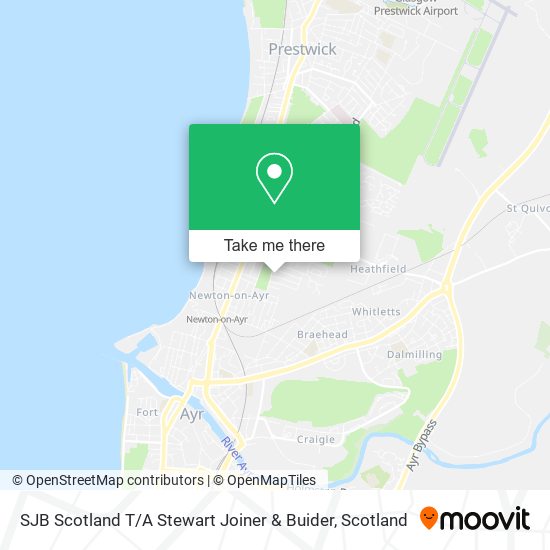 SJB Scotland T / A Stewart Joiner & Buider map