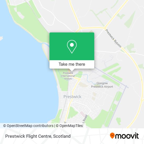 Prestwick Flight Centre map