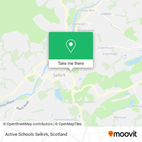 Active Schools Selkirk map