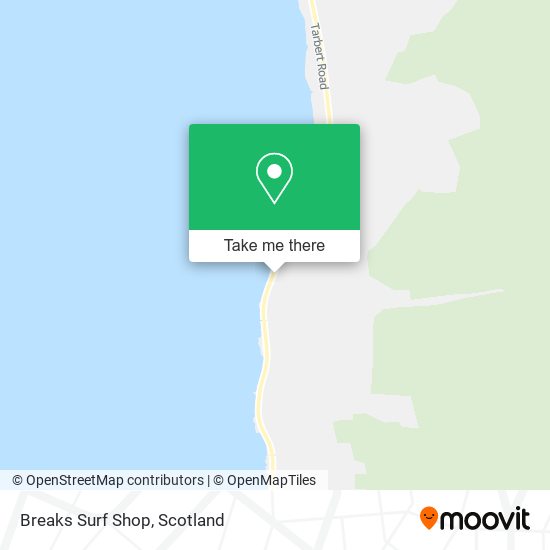 Breaks Surf Shop map