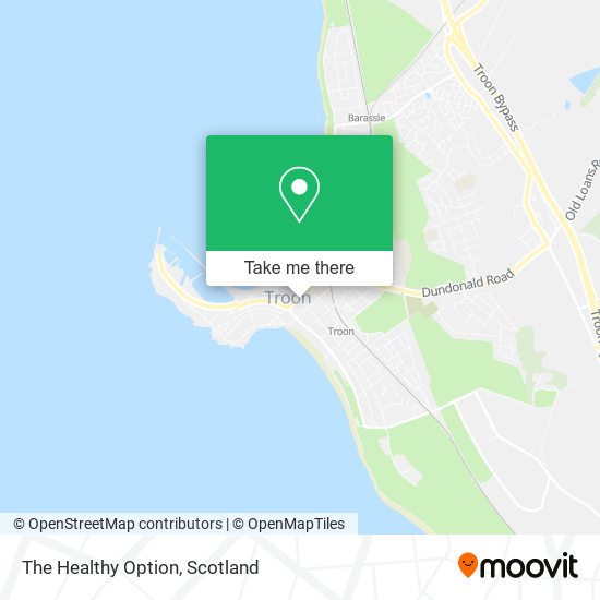 The Healthy Option map