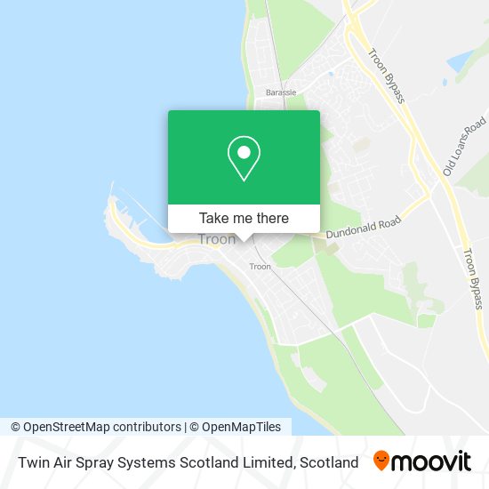 Twin Air Spray Systems Scotland Limited map