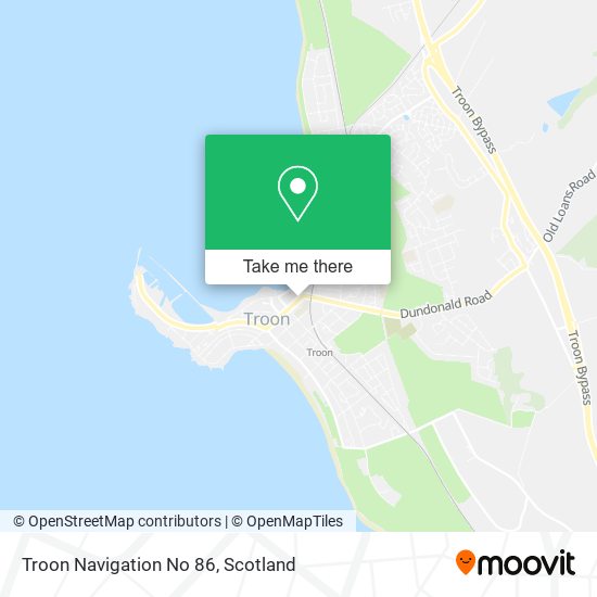 Troon Navigation No 86 map