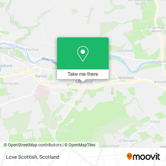 Love Scottish map