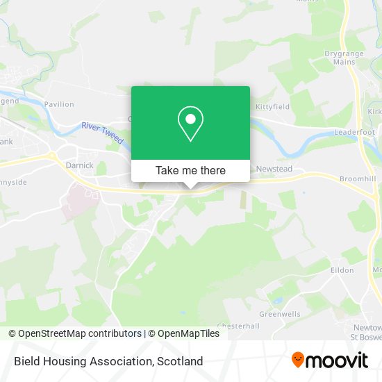 Bield Housing Association map