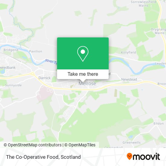 The Co-Operative Food map