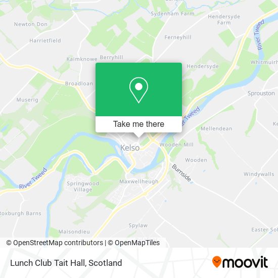 Lunch Club Tait Hall map