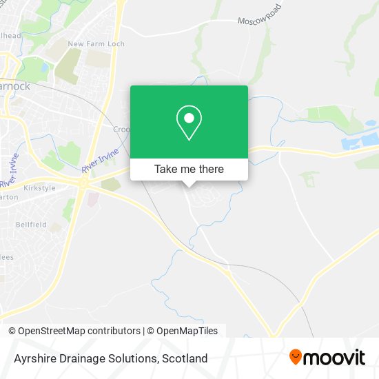 Ayrshire Drainage Solutions map